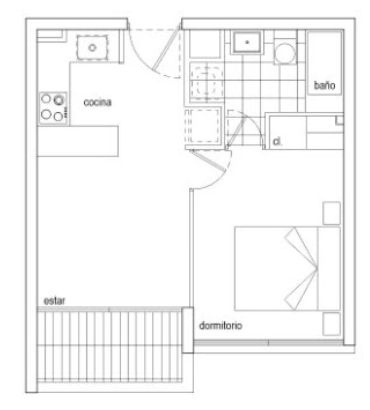 Plano 1D-1B — Jose Pedro Alessandri 1498
