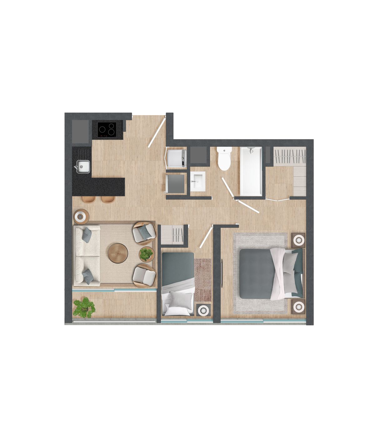 Plano 2D-1B — Vicuña Mackenna 1432
