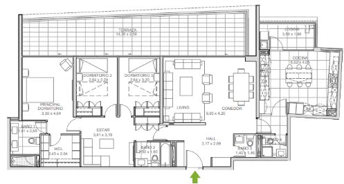 Plano 3D-4B — Verdece II
