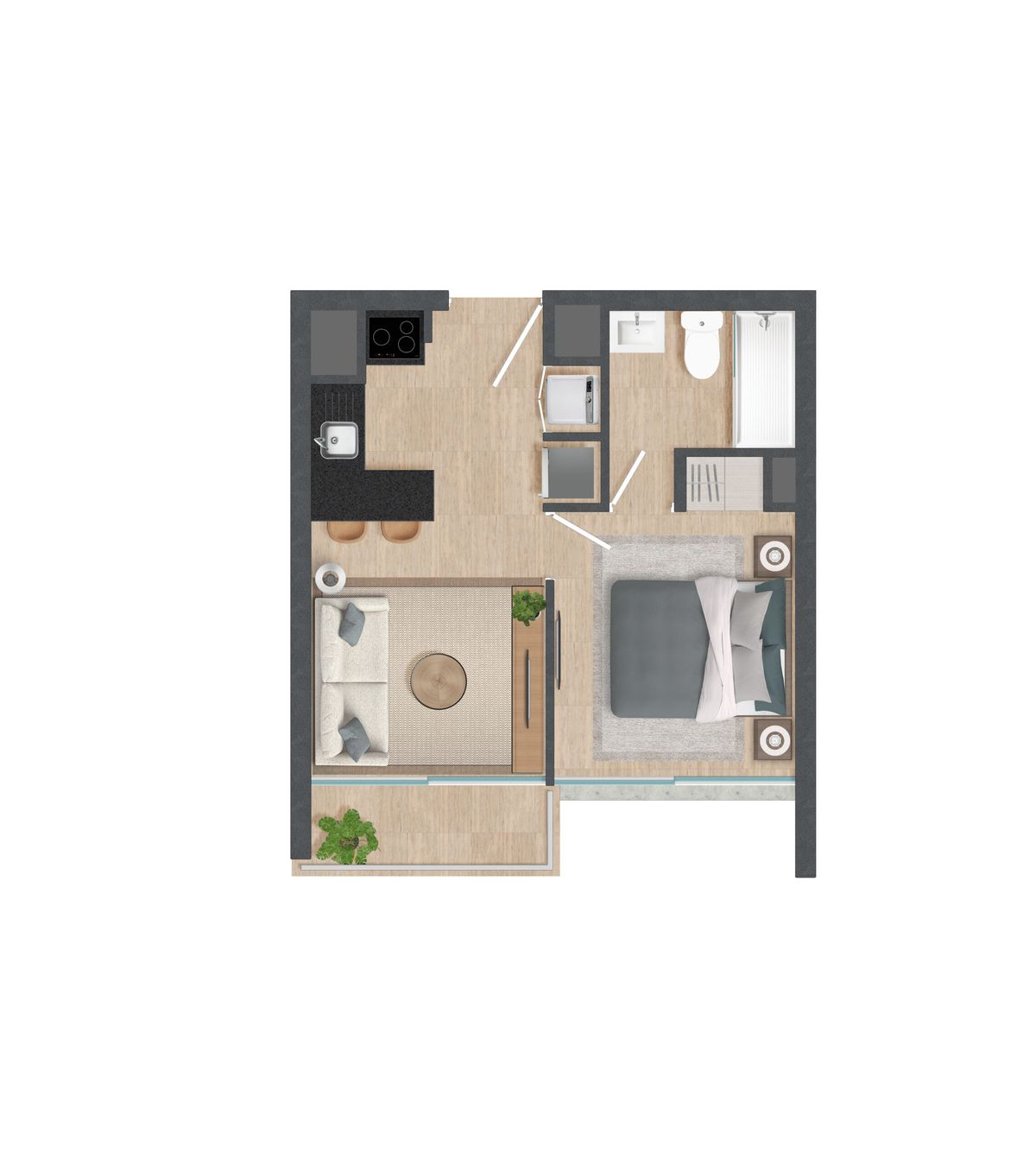 Plano 1D-1B — Vicuña Mackenna 1432