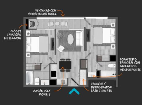 Plano 2D-2B — Centro Urbano Santos Dumont