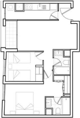 Plano 2D-2B — Rosas 1444