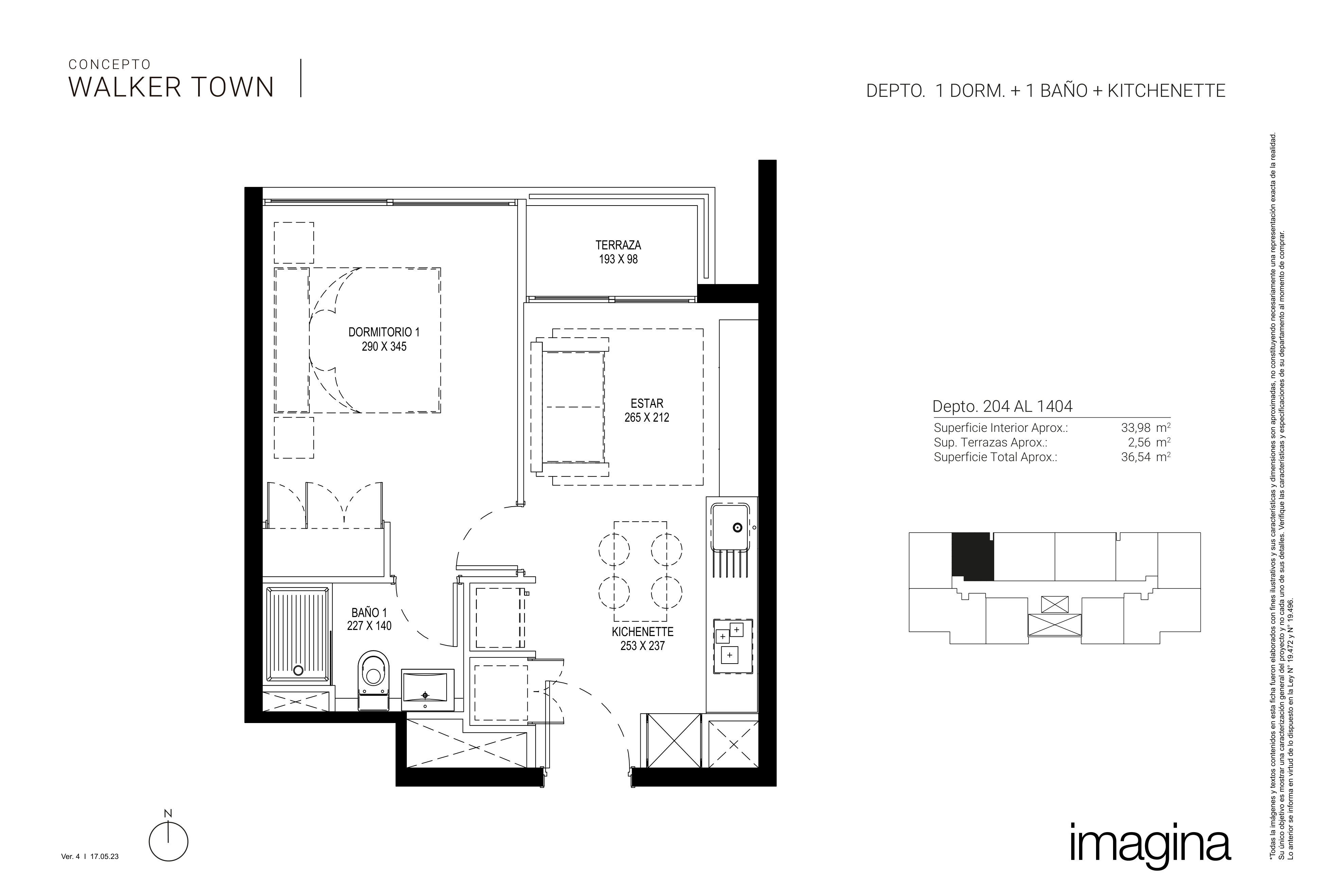 Plano 1D-1B — Walker Town